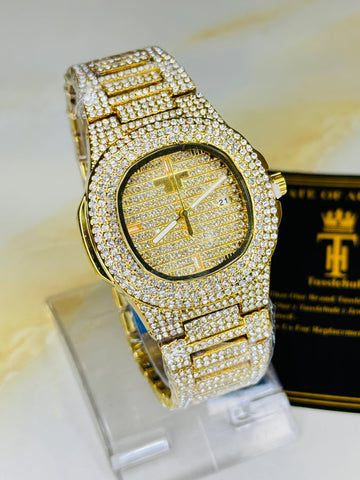 Patek Philippe Iced Out Diamond Watch