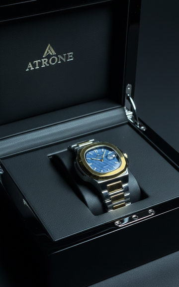 Atrone Luxury Watch - Premium Two-Tone Automatic Timepiece