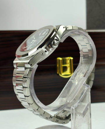 Patek Philippe Nautilus Chronograph - Black Dial Stainless Steel Luxury