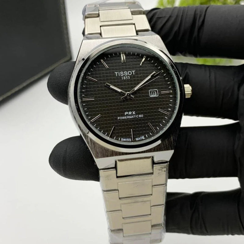 Tissot PRX Powermatic 80 – Blue & Black Dial | Stainless Steel Bracelet