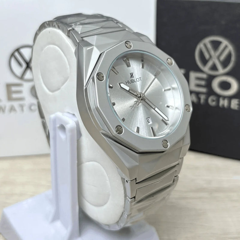 Hublot Classic Fusion – Full Steel Silver Sunburst Dial