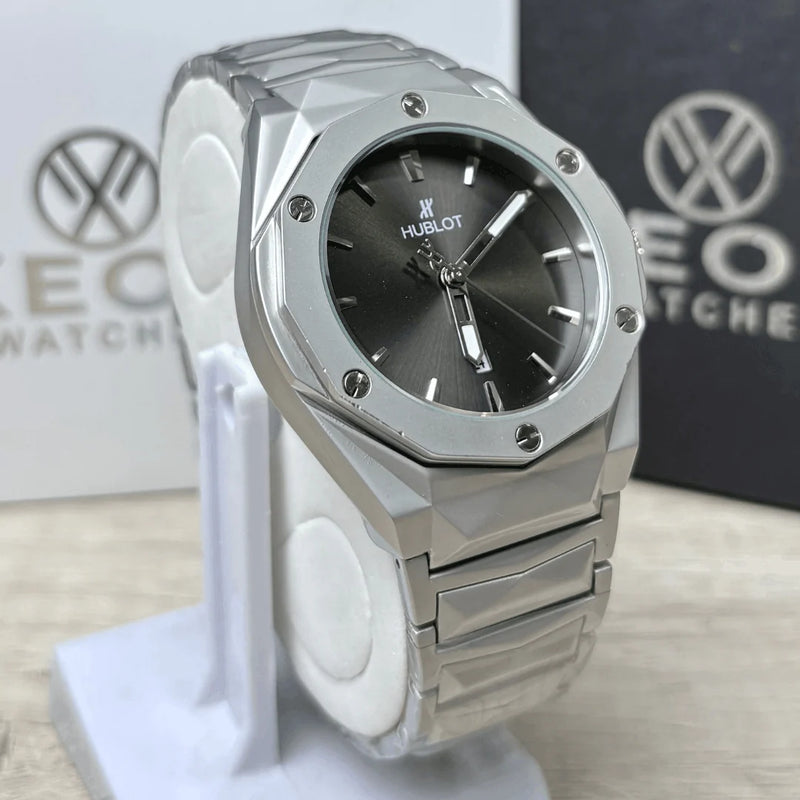 Hublot Classic Fusion – Full Steel Grey Sunburst Dial