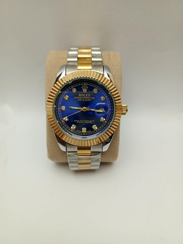 Rolex Oyster Perpetual Datejust – Two-Tone Blue Diamond Dial