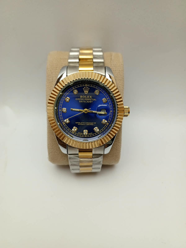 Rolex Oyster Perpetual Datejust – Two-Tone Blue Diamond Dial