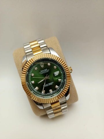 Rolex Oyster Perpetual Datejust – Two-Tone Green Diamond Dial