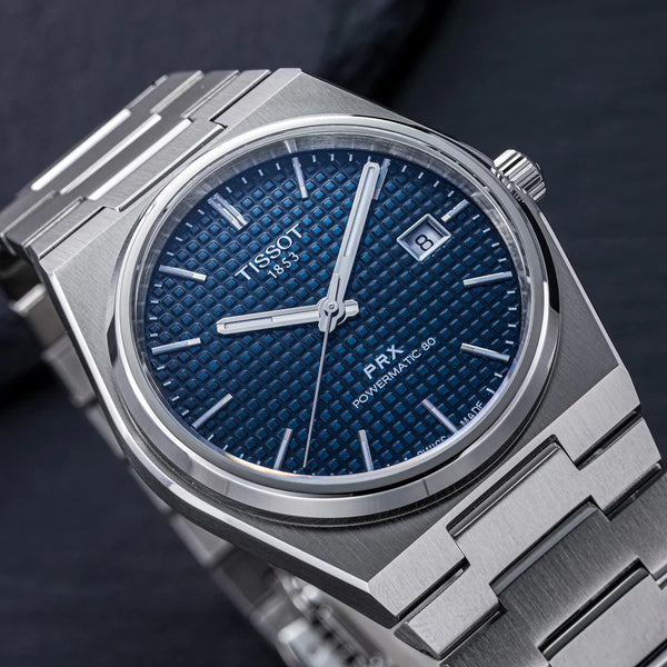 Tissot PRX Powermatic 80 Watch - Swiss Automatic Stainless Steel Timepiece
