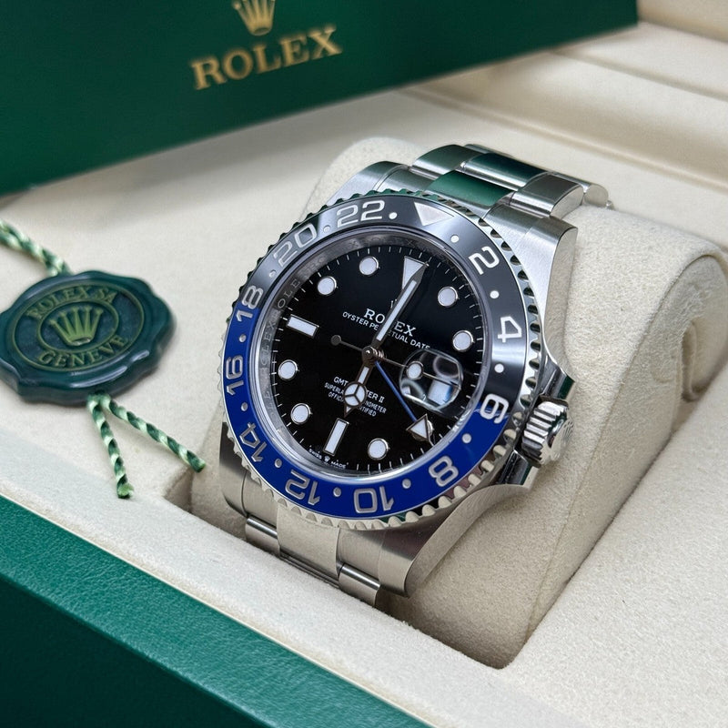Rolex GMT-Master II 'Batman' – Black & Blue Bezel | Jubilee Bracelet
