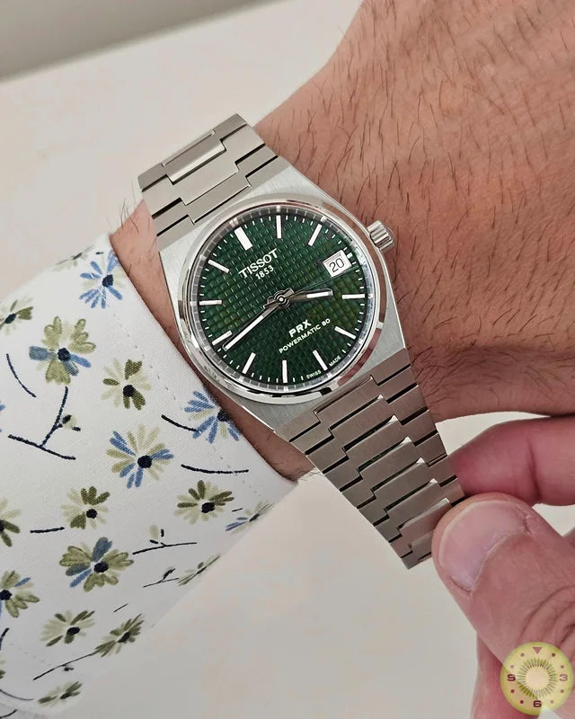 Tissot PRX Powermatic 80 – Forest Green Dial | Stainless Steel Bracelet